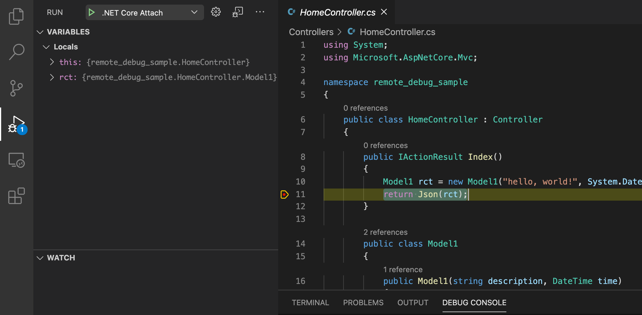 vscode 使用远程docker vscode远程docker调试_debug_15