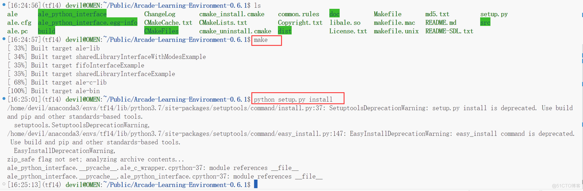 pip install ale_python_interface 安装报错，ModuleNotFoundError: No module named 