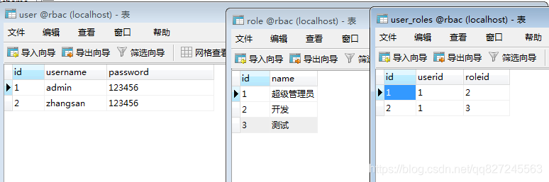 RBAC基础角色用户菜单权限管理_用户名_03