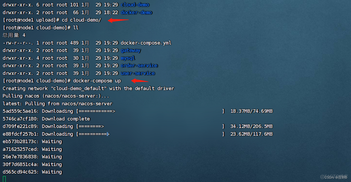 docker spring 乱码 spring cloud docker compose_linux_37