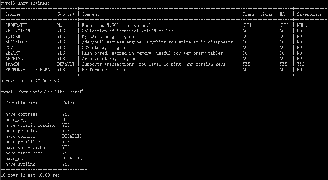 mysql使用那些存储引擎 mysql的几种存储引擎_存储引擎_02