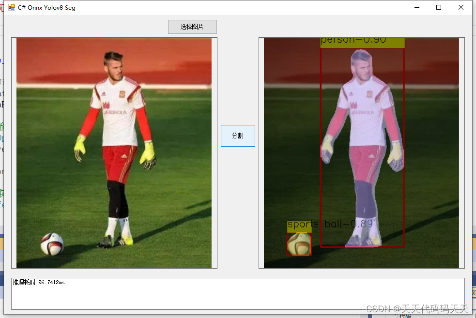 C# Onnx Yolov8 Seg 分割_YOLO