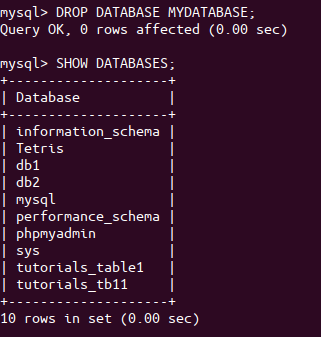 mysql见表存在表删除重建 mysql建表如果存在删除_MySQL_02