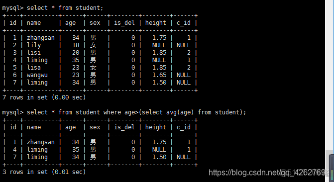 mysql 最高分的学号 mysql查询课程最高分_字段_18