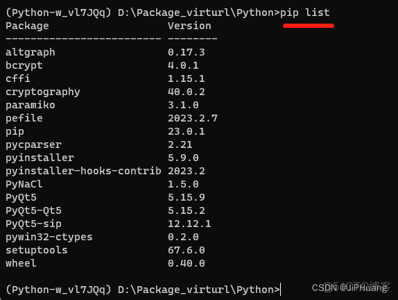 python 虚环境 打包环境一起发布 python 虚拟环境 打包部署_开发语言_04