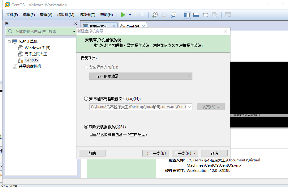 虚拟机安装Linux要进入BIOS改什么 虚拟机中安装linux_自定义布局_03