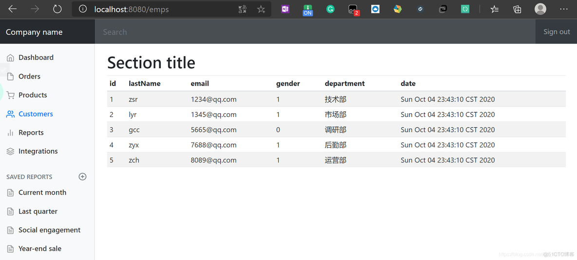 spring boot(九) Spring Boot(九)--------员工管理系统_spring boot_40