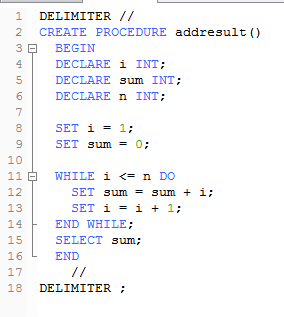 mysql存储过程实例 if mysql存储过程执行sql语句_MySQL