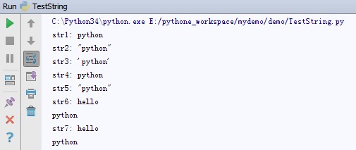 python中双引号和单引号 python 单引号双引号_字符串