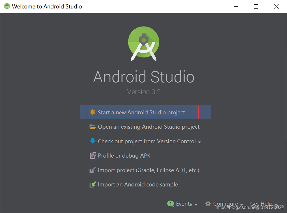 Android studio第一个程序 android studio第一个项目_android