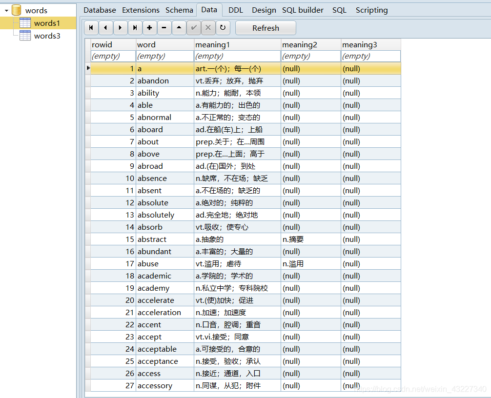 android studio 从数据库里提取数据显示 android studio调用数据库_数据库