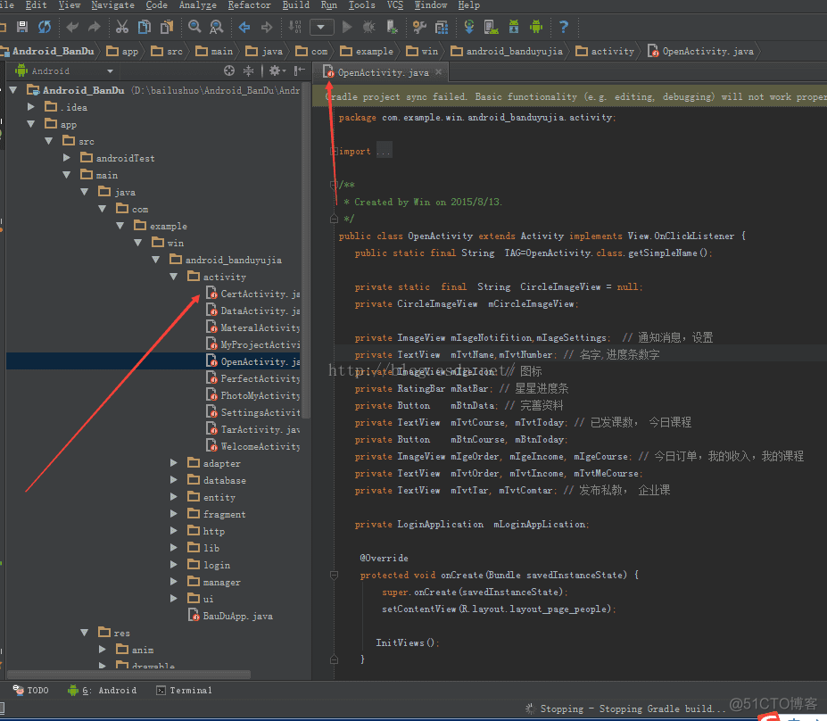 android studio外部导入的项目没办法跳转 android studio导入项目出错_谷歌