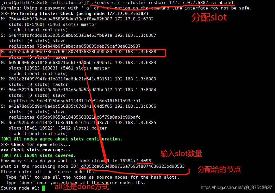 c cli redis 命令 redis-cli --cluster create_2d_06