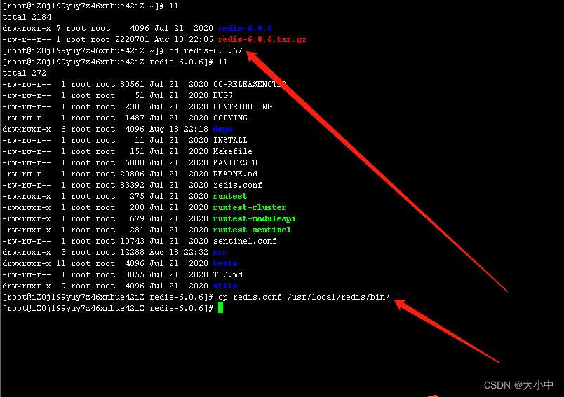 centos redis 配置文件目录 linux redis配置文件_重启_03