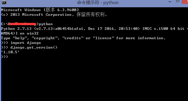 cmd查看是否成功安装 python 怎么判断python安装成功_django