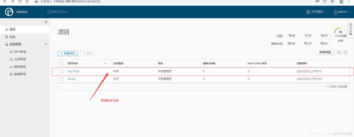 docker mysql远程 docker配置远程仓库_Harbor_12