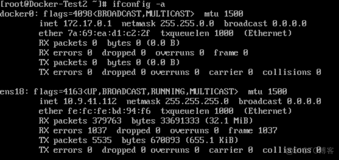 docker使用的网卡 docker0网卡配置_shell_17