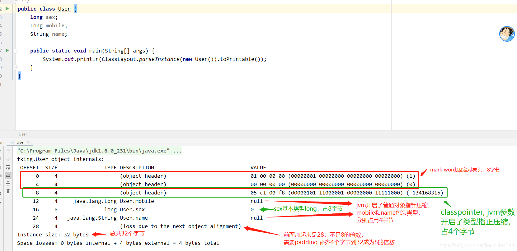 java 对象和对象句柄 java对象例子_java_04