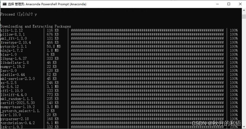 pytorch集群搭建 搭建pytorch环境_python_03