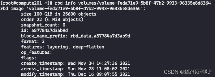 openstack卷快照如何生成快照 简述openstack快照的特点_ceph_04