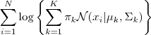 一维高斯混合模型gmm代码python 混合高斯建模_高斯混合模型_06