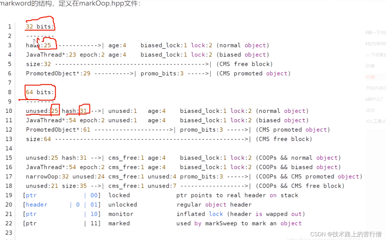 java中的对象头 jvm对象头_JVM_03