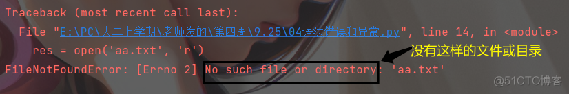 python常见语法错误 python中语法错误_python常见语法错误_02