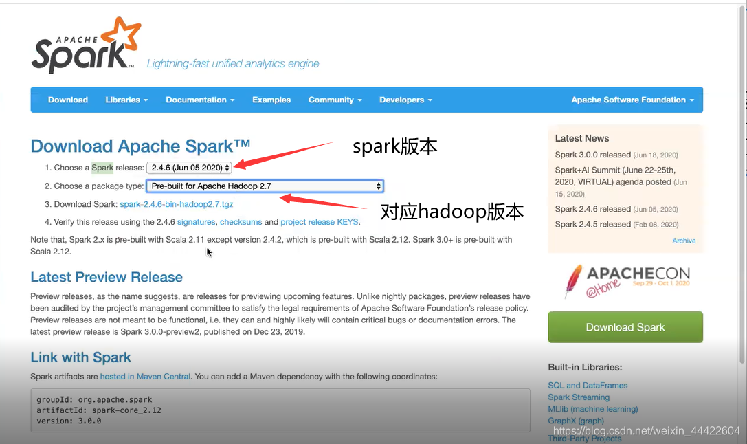 sqoop版本 对应 hadoop spark对应hadoop版本_scala_03