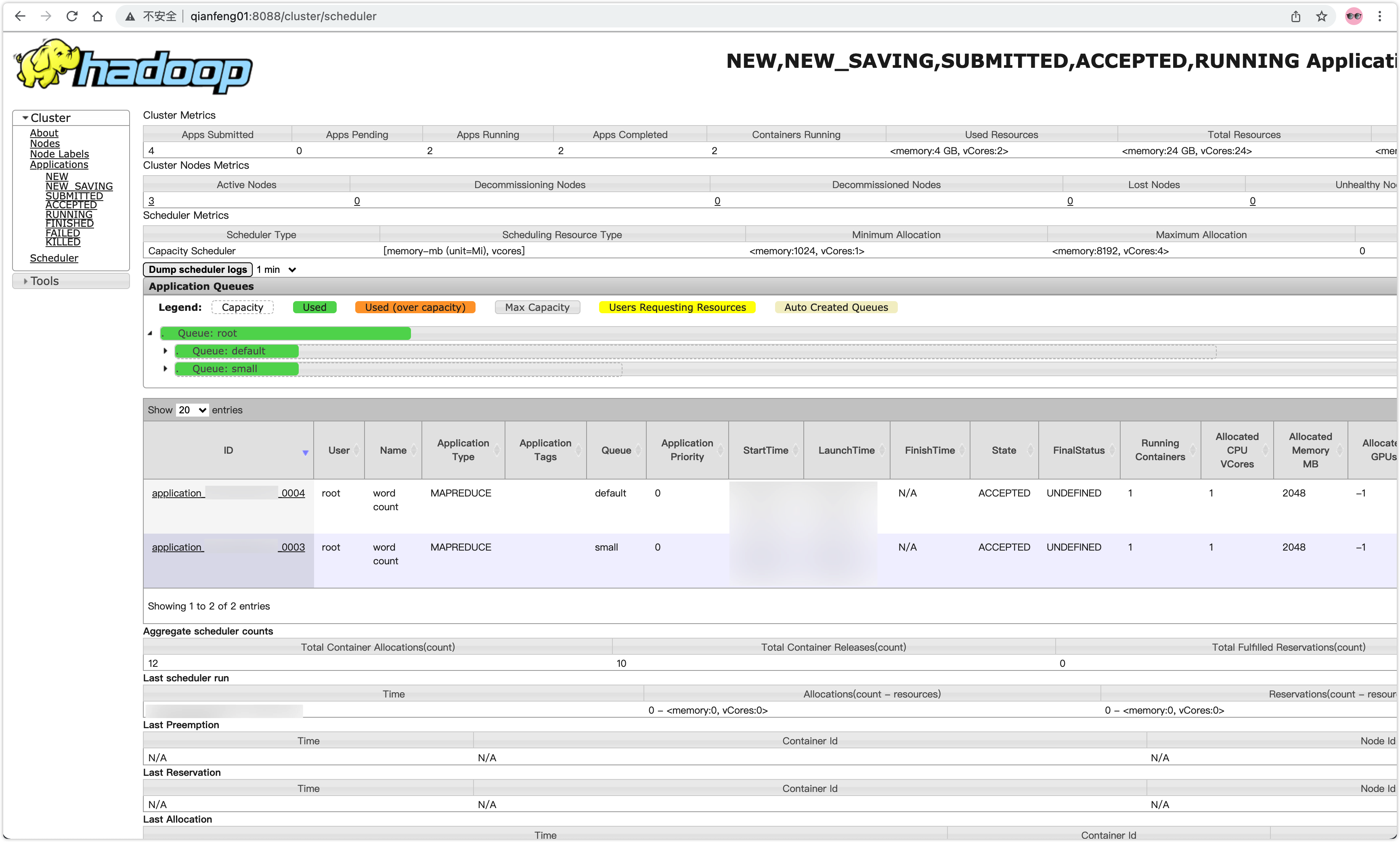 yarn 队列分配 yarn队列参数_hadoop