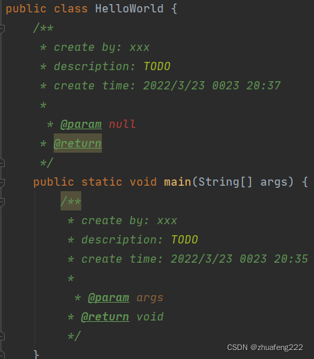 idea java导入模板自动生成注释 idea注释模板设置 导入_注释模板_15