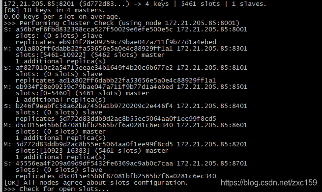 redis cluster集群如何验证是否成功 检查redis集群状态命令_5e_08