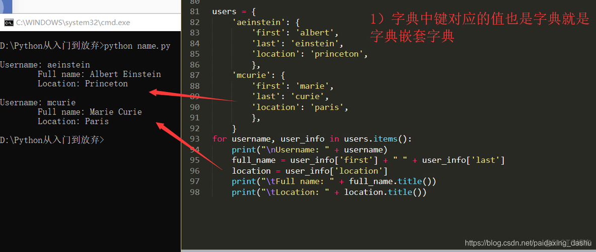 python 读取嵌套字典 python嵌套字典的建立_嵌套_18