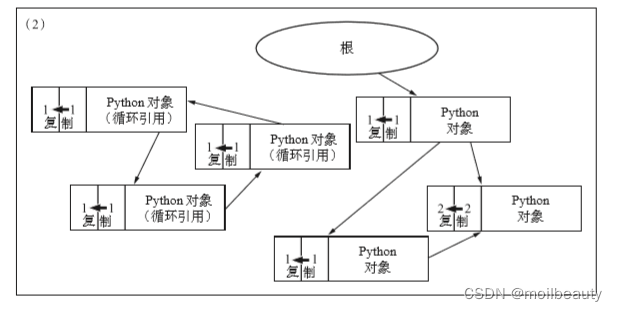 python 循环引用 内存泄漏 python解决循环引用_python_02