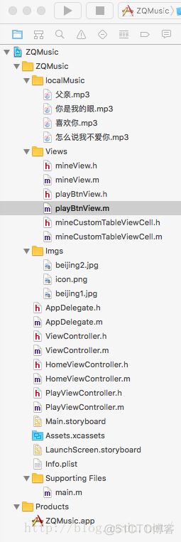 ios 音乐播放器开发 ios smb 音乐播放器_#import_04