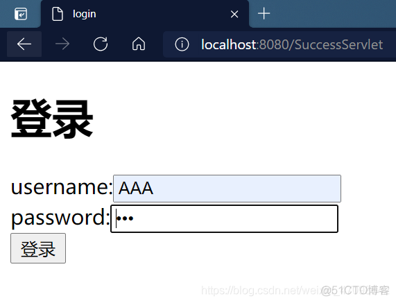 java怎么在首页显示登录的用户名称 javaweb登录后显示用户名_tomcat_05