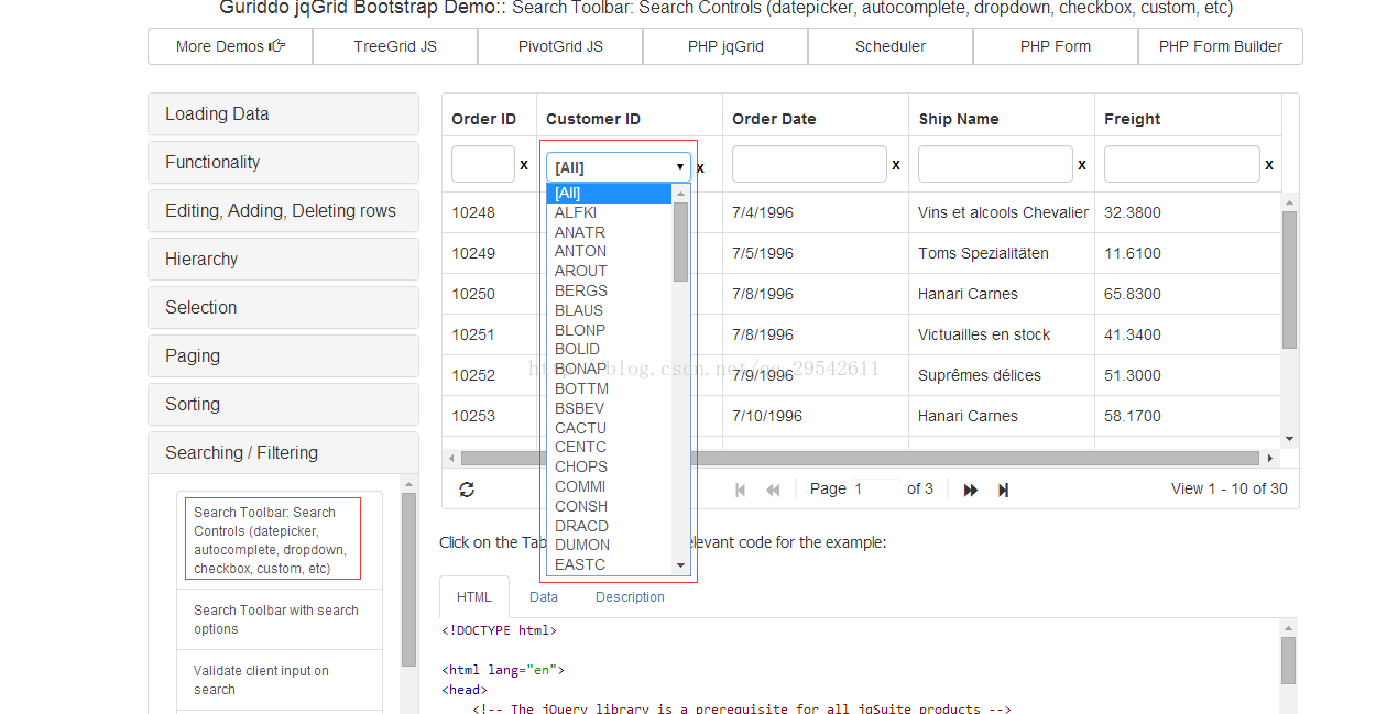 jQuery ySelect多选回填 jquery多选搜索框_jqgrid下拉搜索