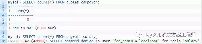 mysql REVOKE 取消用户授权 撤销mysql用户对象权限_MySQL_04