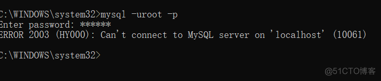 mysql windos启动 mysql windos启动不了_mysql