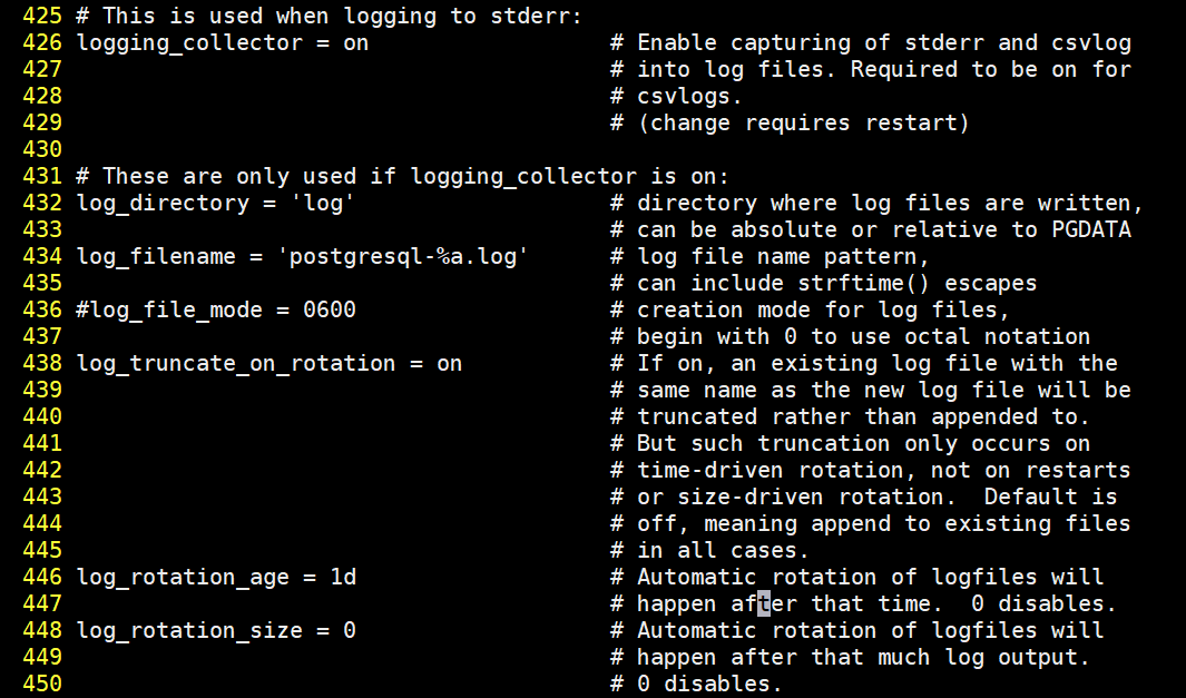 PostgreSQL教程：配置数据库的日志_postgresql