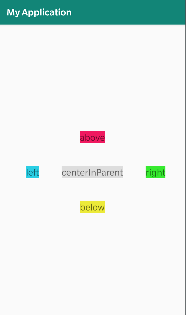 android RelativeLayout 两个组件对齐 relativelayout布局_入门教程_04