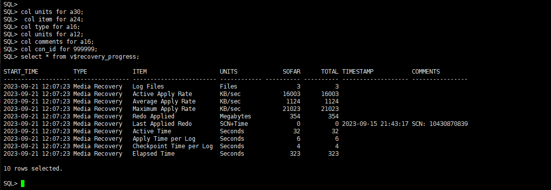 oracle数据库查询恢复的日期_SQL_04