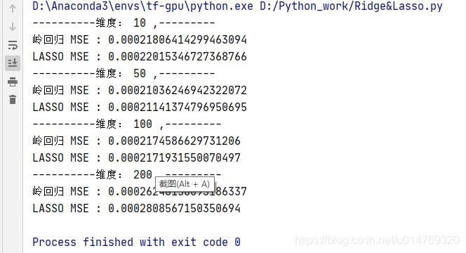 python 岭回归summary python 岭回归LASSO回归_岭估计_10