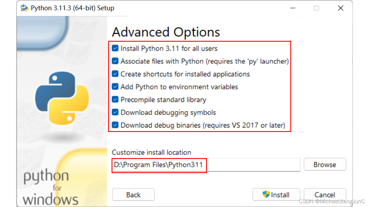 win10安装python 2 win10安装python3.11_python_05