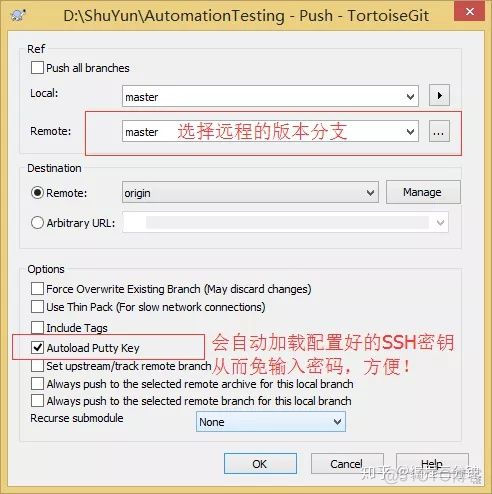 tortiosegit 切换远程分支 tortoisegit配置远端_tortiosegit 切换远程分支_14