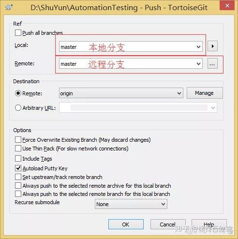 tortiosegit 切换远程分支 tortoisegit配置远端_服务器_20