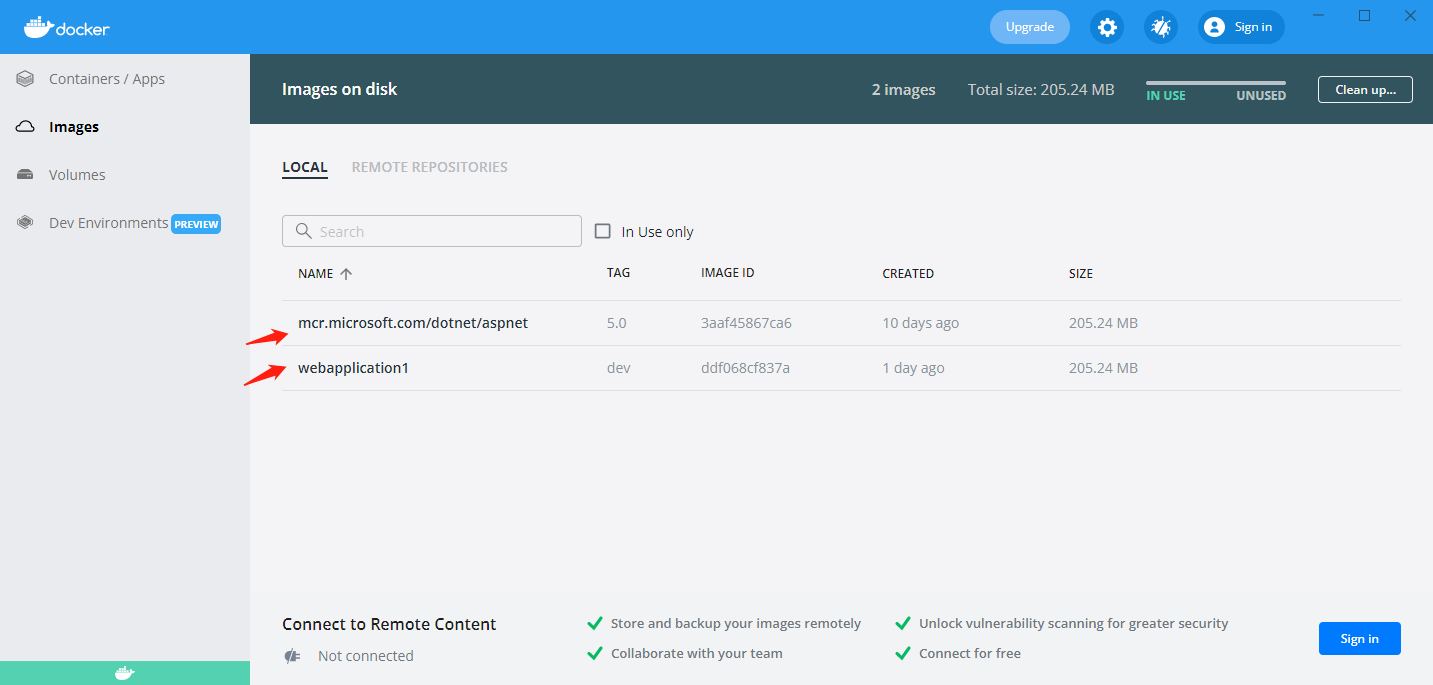 Windows环境下在docker中运行conos 7导致dockers无法正常打包 docker windows core_端口号_03