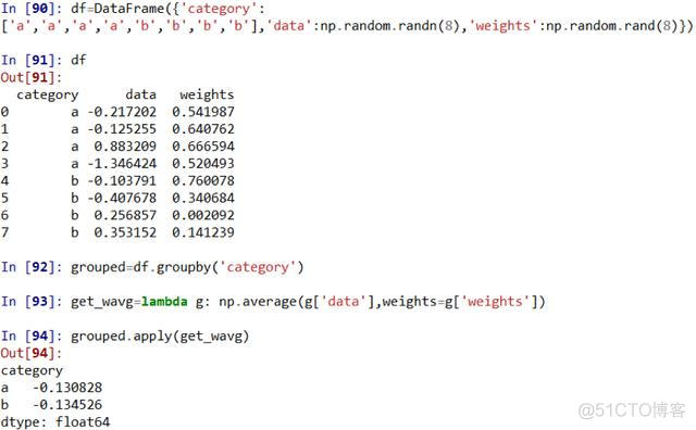 python df加权加权平均 dataframe加权平均_dataframe 合并