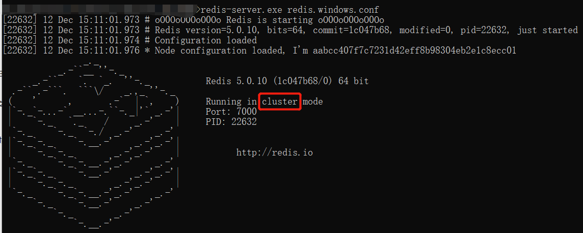 在Windows下使用redis如开启集群总线端口 redis集群搭建 windows_redis_02