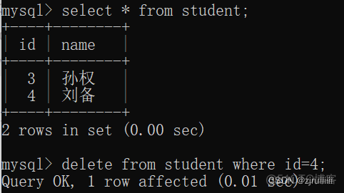 mysql数据库增删改查命令 mysql增删改查教程_database_65