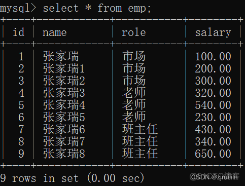 mysql数据库增删改查命令 mysql增删改查教程_数据_93